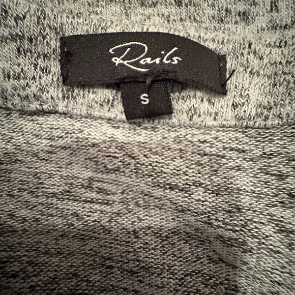 Rails EUC marled lace up w/ velvet ties. Super soft & roomy w/ 2% stretch - Picture 6 of 8